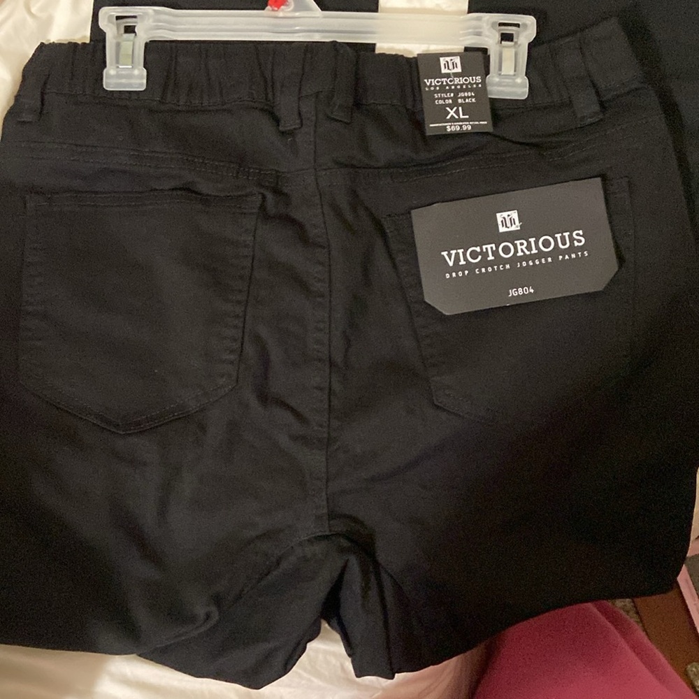 NWT Black Joggers - Picture 4 of 5